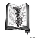 Open book tattoo with Harry Potter symbols, mystery novels, charlotte’s web, zodiac academy and the quote Her soul belon tattoo design idea