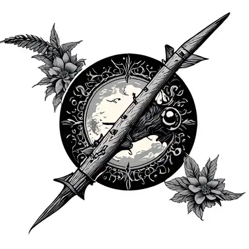 voyage tattoo design idea