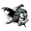 Invincible series comic tattoo design idea