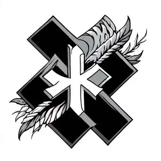 Jerusalem cross tattoo tattoo design idea