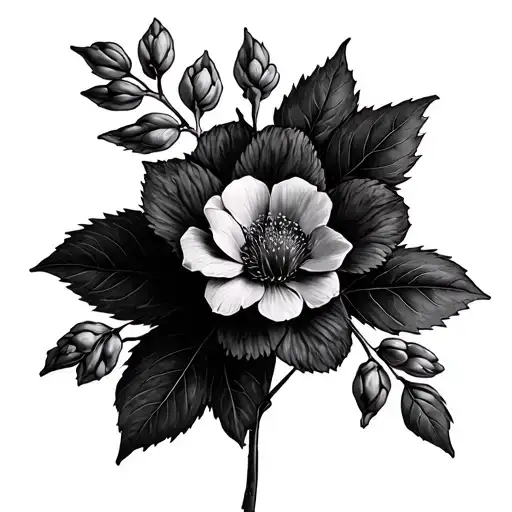 Scottish Heather tattoo design idea