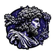 Stoicism virtues marcus aurelius tattoo design idea