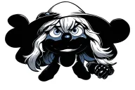 Smurfette tattoo design idea