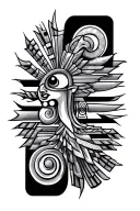 hieroglyphic symbolizing wisdom tattoo design idea