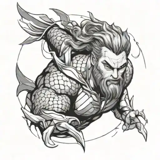 Aquaman tattoo design idea