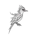 quetzal bird tattoo design idea