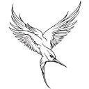 quetzal bird tattoo design idea