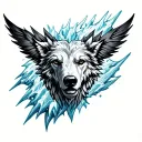 Glacier tattoo design idea