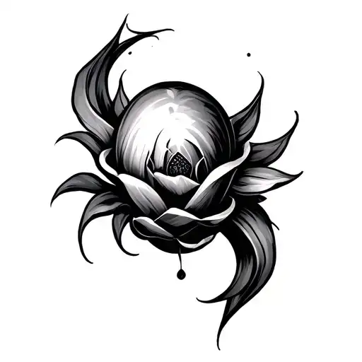 Nipple tattoo design idea