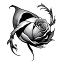 Nipple tattoo design idea