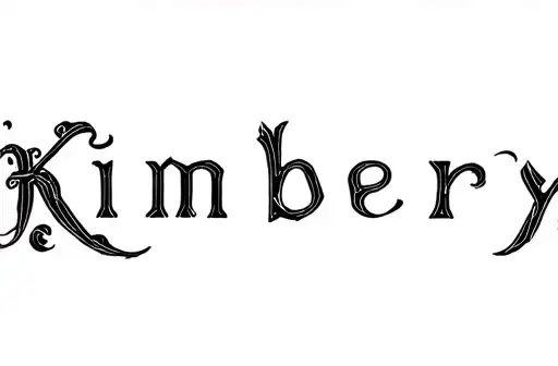 "Kimberly " tattoo design idea