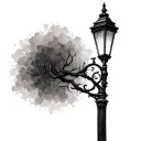 Lamp Post tattoo design idea