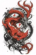 Capricorn zodiac signs tattoo design idea