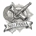 slingshot tool  tattoo that says "no pasa nada" tattoo design idea