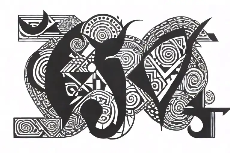 scratch the mantle tattoo design idea