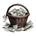 my dad memorial music basket money tattoo design idea