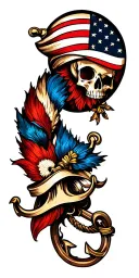 nautical  sleeve tattoo design idea