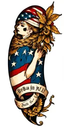 nautical  sleeve tattoo design idea