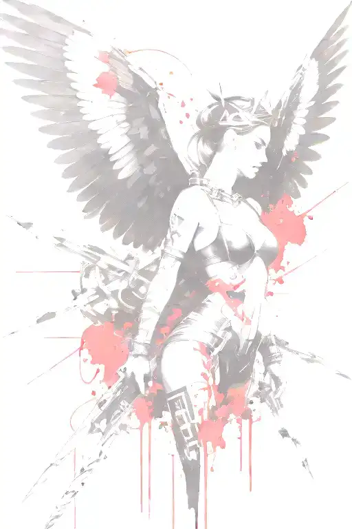 valkyrie tattoo design idea