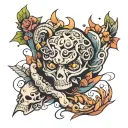 anime hand tattoo tattoo design idea