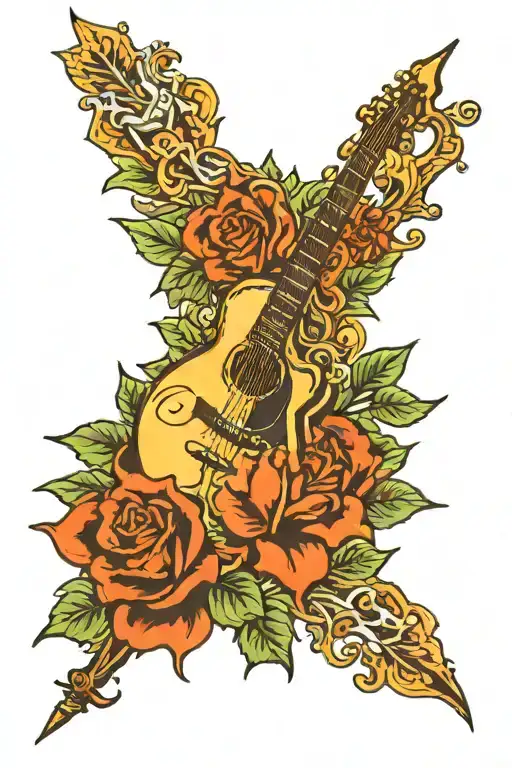 Jeff Buckley tattoo design idea