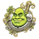 Shrek tattoo design idea