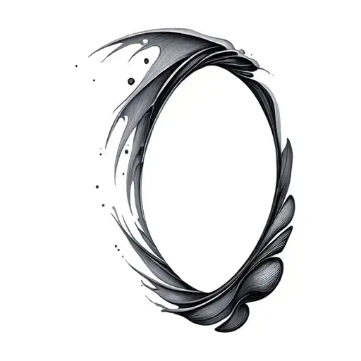 Filler Wave Patterns tattoo design idea