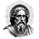 st peter tattoo design idea