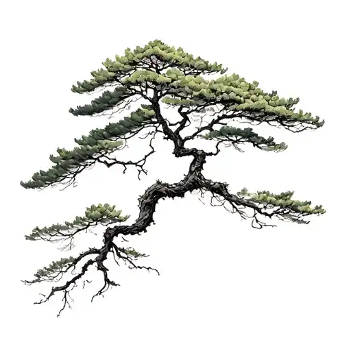 Cypress Tree tattoo design idea