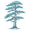 Cypress Tree tattoo design idea