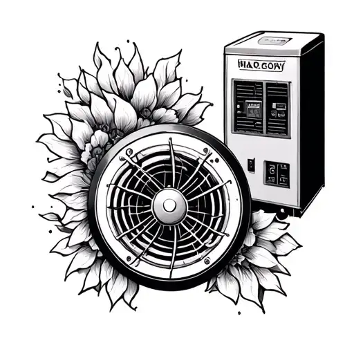HVAC tattoo tattoo design idea