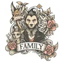 Family is Everything tattoo design idea