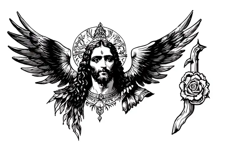 san judas tattoo design idea