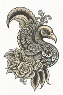 turkey tattoo design idea