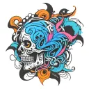 Emotion tattoo design idea