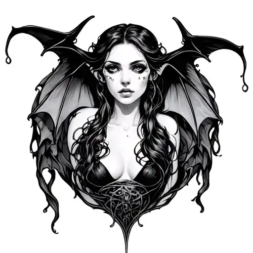 Succubus Womb tattoo design idea