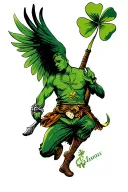 fighting Irish tattoo design idea