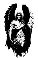 arch angel michael tattoo design idea