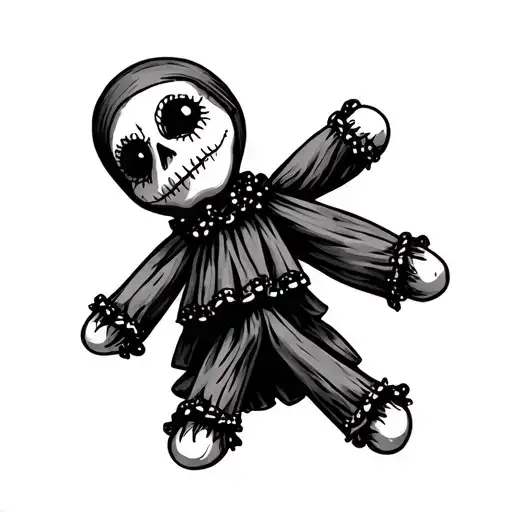 Voodoo Doll tattoo design idea