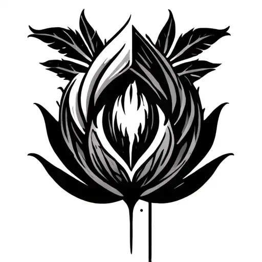 A symbol of resilience, growing strong despite the toxic trials of life. It represents those who have faced betrayal, pa tattoo design idea