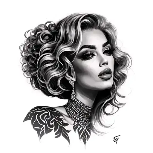 Lady Gaga tattoo design idea