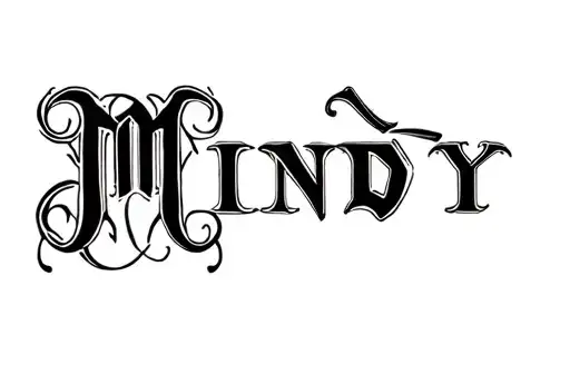"Mindy" tattoo design idea