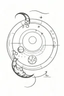 spine tattoo design inspired book and moon phases tattoo design idea