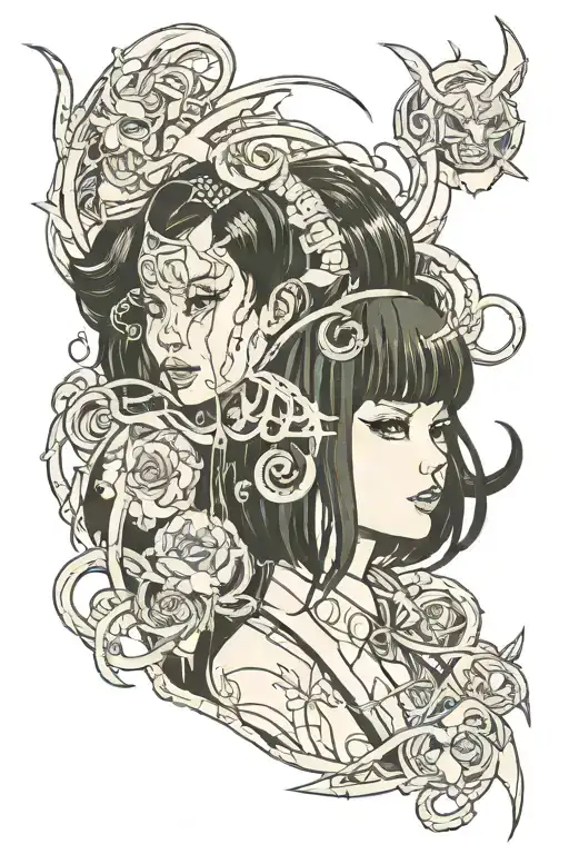 gogo yubari tattoo design idea