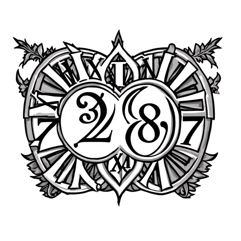 Roman numerals 3/28/77, Christian theme, died of lung cancer  tattoo design idea