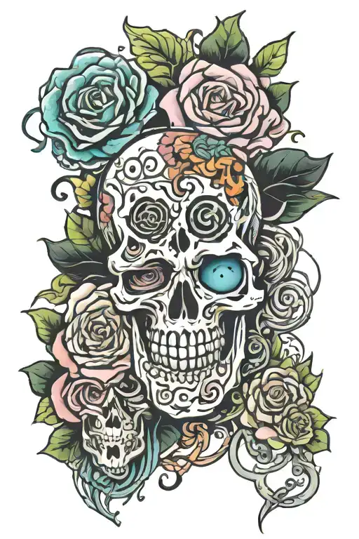 blink 182 album covers tattoo design idea