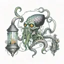 Lovecraft tattoo design idea