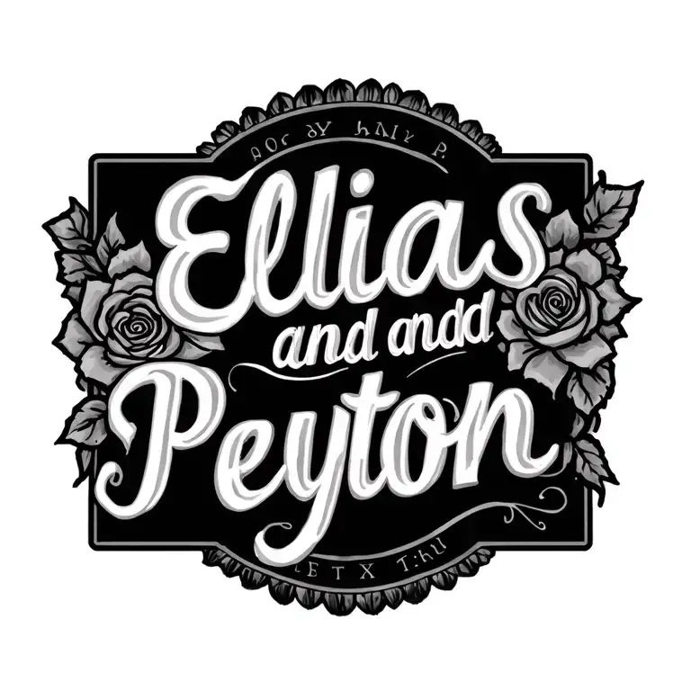 "Elias and Peyton " dainty spine tattoo  tattoo design idea