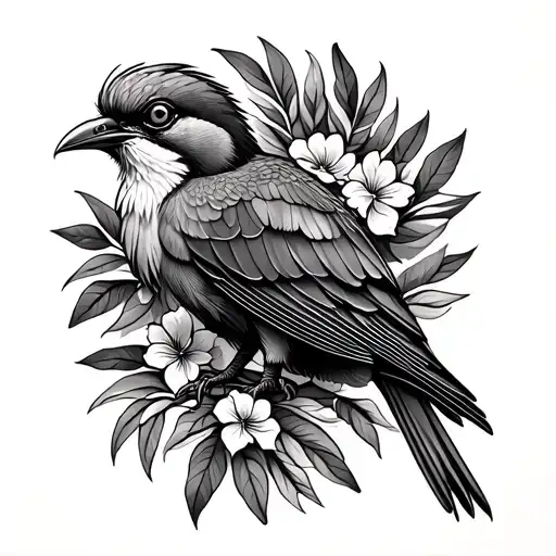 Guatemalan quetzal tattoo design idea