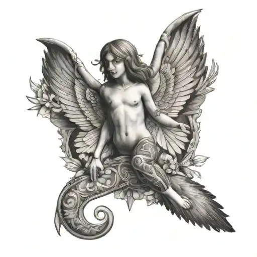 nirvana in utero tattoo design idea
